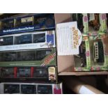 Collection of boxed Lledo diecast vehicle sets including RAF ground crew support, US armed forces,