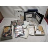 Large quantity of loose all world stamps, mostly German, mostly used, album of German FDC 1961 -