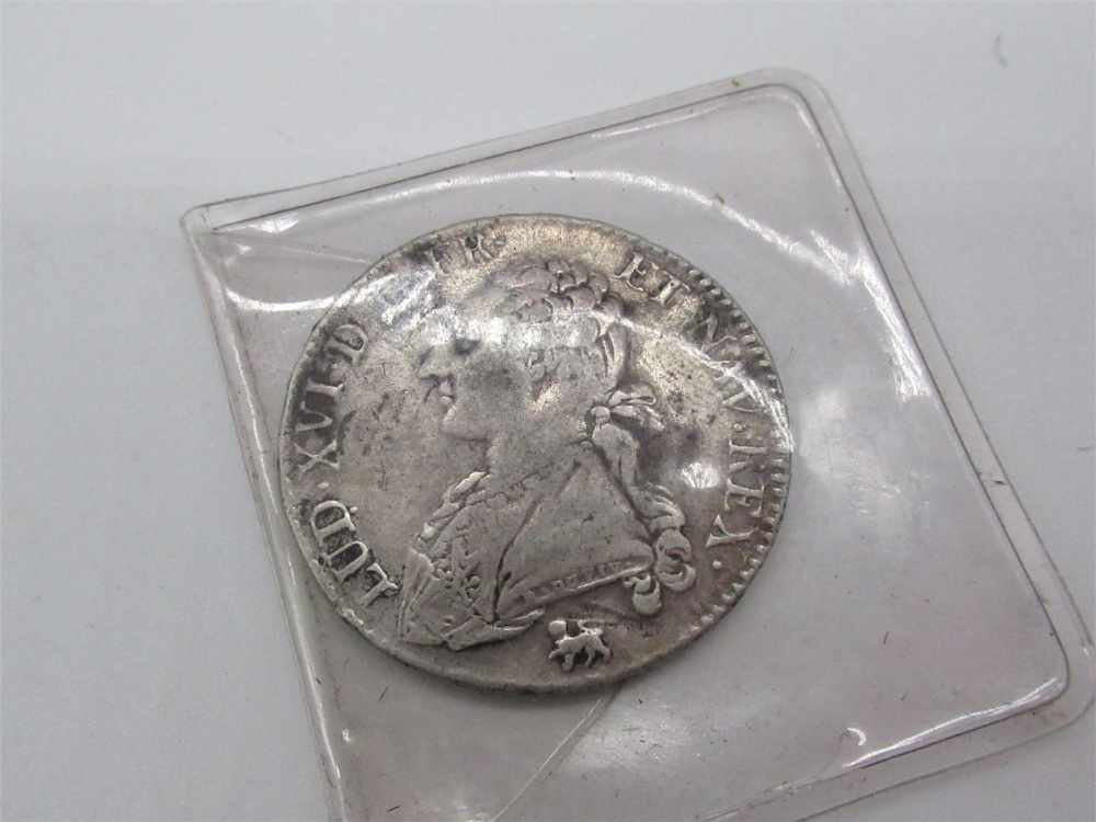 Louis XVI, silver half ecu, 1791 - Image 2 of 3