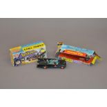 Vintage Corgi Toys no. 267 rocket firing Batmobile with Batman and Robin with working functions (AF,