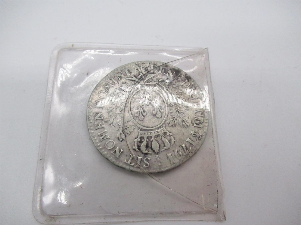 Louis XVI, silver half ecu, 1791