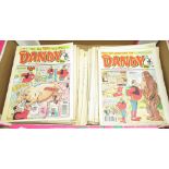 Box of Dandy comics from the 1990's