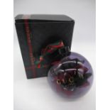 Gucci - Christmas bauble containing green and red ribbon present topper in a Gucci Perfumes