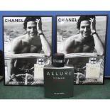 Chanel - Pair of Allure Homme Sport advertising posters featuring Andres Velencoso Segura, 61cm x