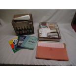 Collection of black and white photographs, books and pamphlets relating to railways etc (2 boxes)