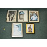 Collection of five autographed photographs, all to Brenda includes, Dame Margot Fonteyn, Jack Jones,