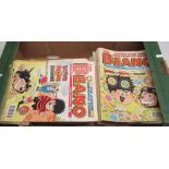 Box of Beano comics from the 1990's