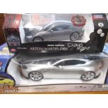 Boxed Casino Royale Aston Martin DBS remote control car 1:16 scale, and a boxed as new Aston