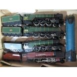 Four unboxed OO gauge locomotives, including Hornby Dublo, British Railways City Of London 46245 4-