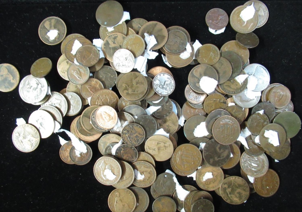 1/2 pennies 1861-1967 and farthings 1843-1956