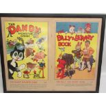 Framed advertisement from the 1939 Salesman Catalogue for Annuals "The Dandy Monster Comic"