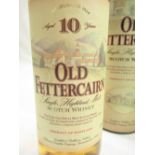 Old Fettercairn Single Highland Malt Scotch Whisky, in tube with glass, Ben Nevis Single Highland