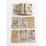Property of a deceased estate - Playing Cards - a rare complete set of early 18th century Dutch
