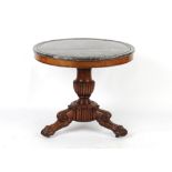 Property of a lady - a French Louis Philippe mahogany gueridon, second quarter 19th century, with