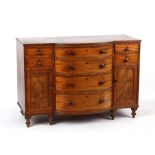 Property of a deceased estate - an early 19th century Regency period mahogany side cabinet with