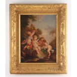 Property of a deceased estate - circle of Antoine Coypel (1661-1722) - PUTTI FROLICKING WITH DOVES