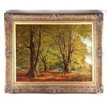 Property of a deceased estate - Frederick Golden Short (1863-1936) - NEW FOREST WOODLAND SCENE