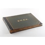 Property of a gentleman - a late 19th century photograph album containing silver gelatin prints of