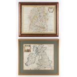 Property of a deceased estate - maps - MORDEN, Robert - 'Britannia Romana' and 'Wiltshire' - two