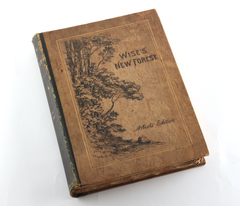 Property of a gentleman - 'The New Forest Its History And Its Scenery' - artist's edition, with 12