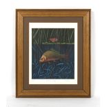 Property of a lady - Mark Millmore (b.1956) - 'CRUCIAN CARP' - etching in colours, A/P III/X (