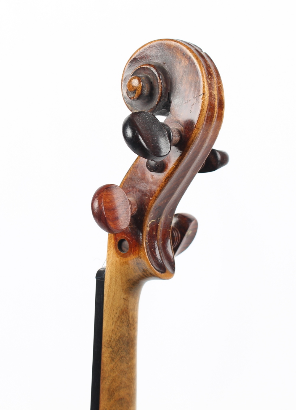 Property of a gentleman - a late 19th century German violin, with old William Forster, London label, - Image 4 of 5