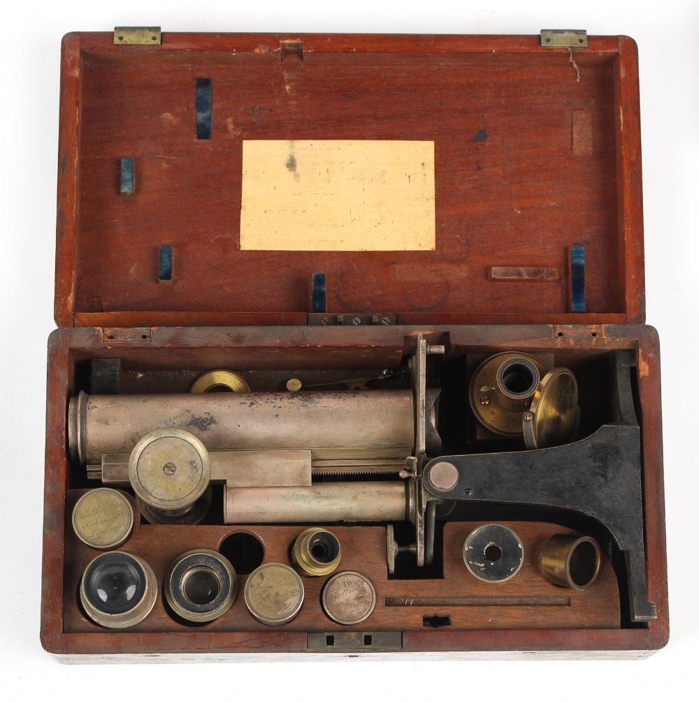 Property of a deceased estate - a mid 19th century monocular microscope by Smith & Beck, 6 Coleman - Image 3 of 5