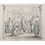 Property of a gentleman - Old Master drawing, probably 19th century - CLASSICAL FIGURES IN A