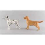 Property of a deceased estate - two Beswick models of dogs - 'Arnoldene' dalmatian and 'Wendover'