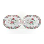 Property of a gentleman - a pair of early 19th century Hicks & Meigh ironstone china meatplates,