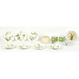 Property of a gentleman - a quantity of assorted ceramics including a Mintons creamware botanical