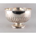 Property of a deceased estate - a late Victorian silver punch bowl, William Hutton & Sons, London