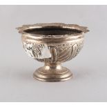 Property of a deceased estate - an early 20th century silver pedestal bowl, engraved presentation