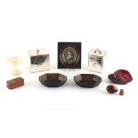 Property of a gentleman - a quantity of assorted items including a pair of early 19th century