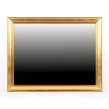 Property of a lady - a modern rectangular framed wall mirror, 46 by 36ins. (116.8 by 91.4cms.).