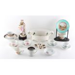 Property of a deceased estate - a mixed lot of porcelain, 18th century & later, including a