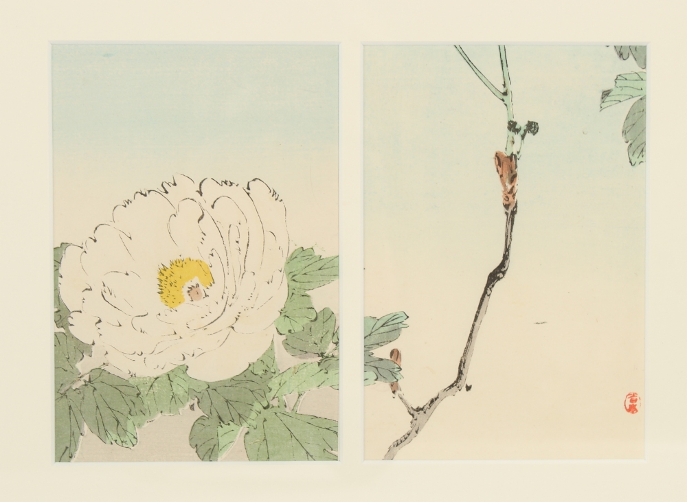 A group of four Japanese woodblock prints, mid 19th century - early 20th century, including - Image 5 of 5