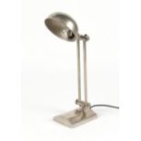 Property of a lady - an Art Deco style desk lamp, approximately 16ins. (41cms.) high.
