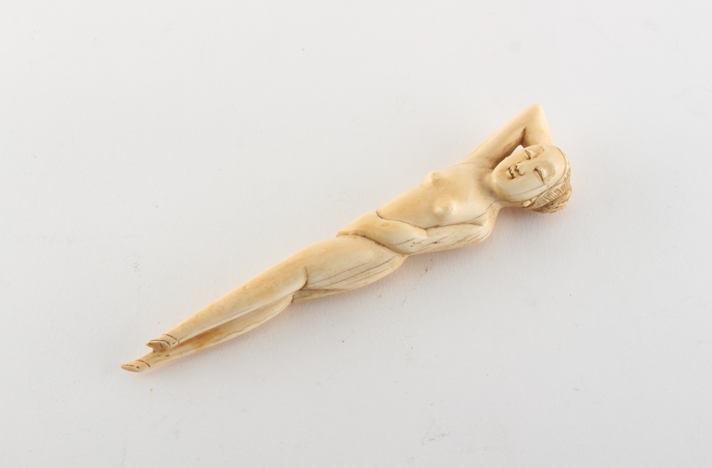 Property of a gentleman - a Chinese carved ivory doctor's model, late 19th / early 20th century, 5.