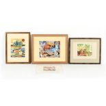 Property of a deceased estate - two framed & glazed signed limited edition prints by P.E. Clarke;