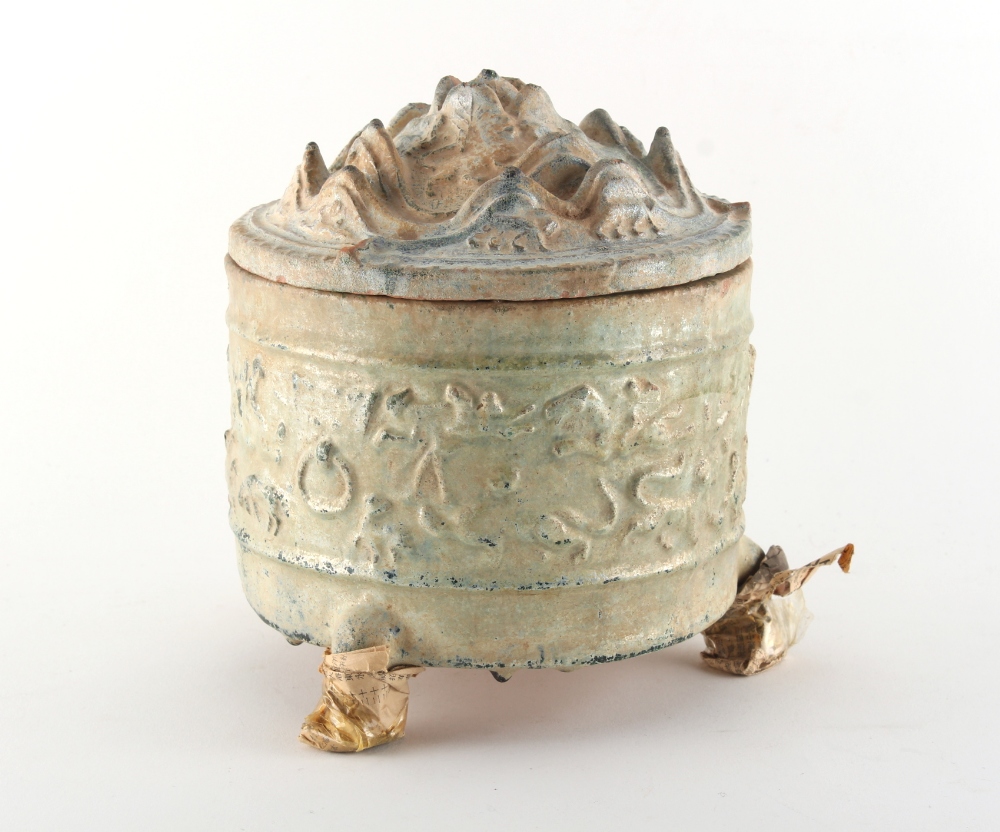 Property of a lady, a private collection formed in the 1980's and 1990's - a Chinese green glazed