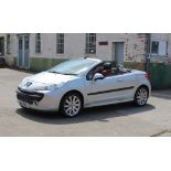 Car - Peugeot 207 cc convertible, September 2007, silver, petrol, automatic, registration number W66
