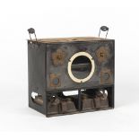 A Rippingilles patent barge stove, model number 490.