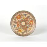 Charlotte Rhead for Crown Ducal - a 1930'0 Ankara pattern 5983 charger, 14.35ins. (36.5cms.)