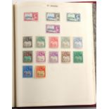 Stamps - British Empire: A collection in a spring-back album with 1935 Jubilee mint sets for most