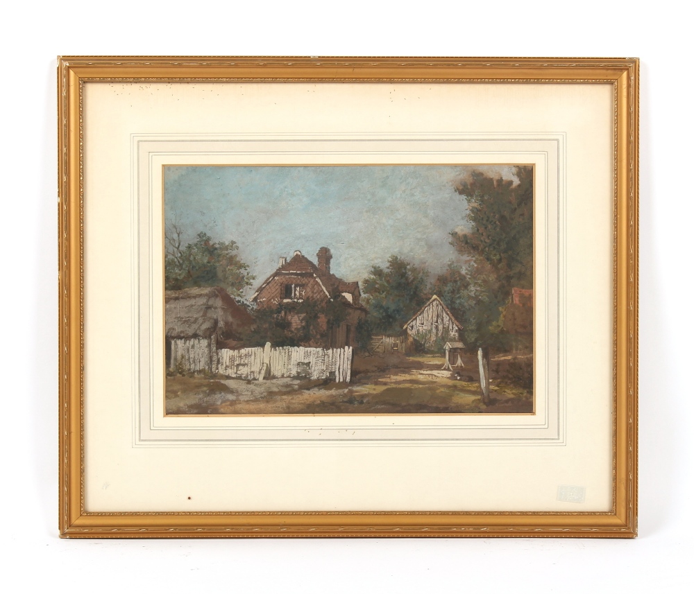 Property of a gentleman - Patrick Nasmyth (1787-1831) - A COUNTRY COTTAGE - watercolour & gouache,