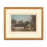 Property of a gentleman - Patrick Nasmyth (1787-1831) - A COUNTRY COTTAGE - watercolour & gouache,