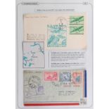 The Basil Lewis (1927-2019) collection of stamps - World: PanAm flights to the Pacific including