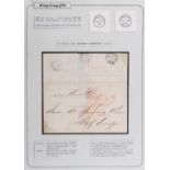 The Basil Lewis (1927-2019) collection of stamps - Hong Kong: 1859 (Aug 23rd) entire to