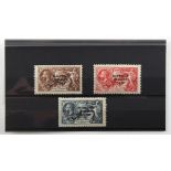 Stamps - Ireland: 1935 re-engraved 2/6d to 10/- fresh mint. SG99-101